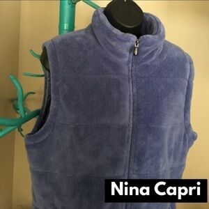 Nina Capri, M, fleece vest